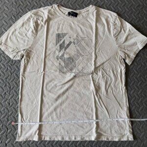 Express tshirt beige Short Sleeve Logo Shirt - Size: S